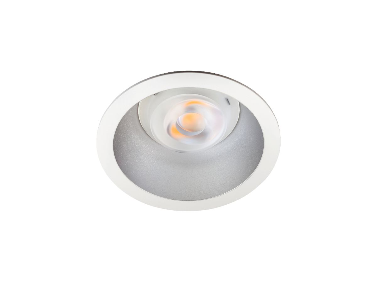 LED-Downlight SG Rax Soft 150 15W 1560lm 830 IP20/44 asym.DIM Ø166mm weiss