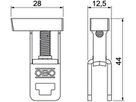 PE-Klemme Bettermann 35mm² 10×12.5mm für FireBox T 28×12.5×44mm grün/gelb