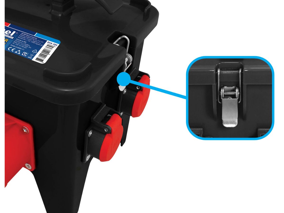 Stromverteiler Mobil COM 32A IP44 - 1xFI,2xCEE 5L 16A,1xCEE 5L 32A, 5xT23