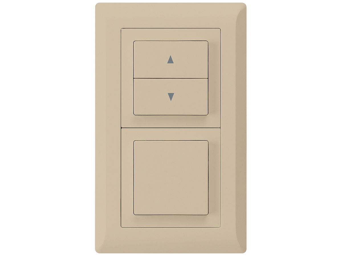 UP-Kombination kallysto.line Gr.I-I vertikal Storenschalter+Schalter S3 beige
