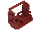 Befestigungsadapter WAGO 221 ohne Zugentlastung 10L×4mm² TH15 rot