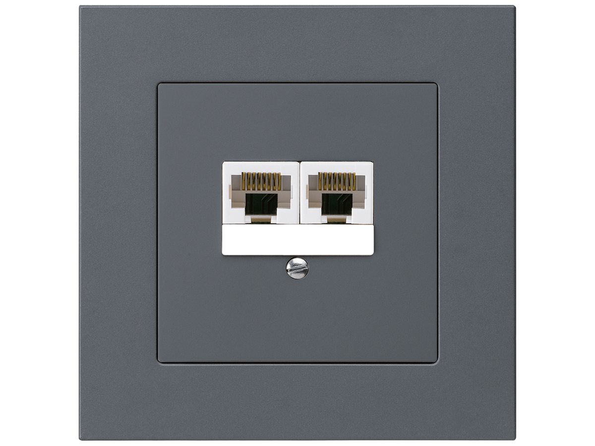UP-Dose kallysto.pro 2×RJ45u parallel anthrazit