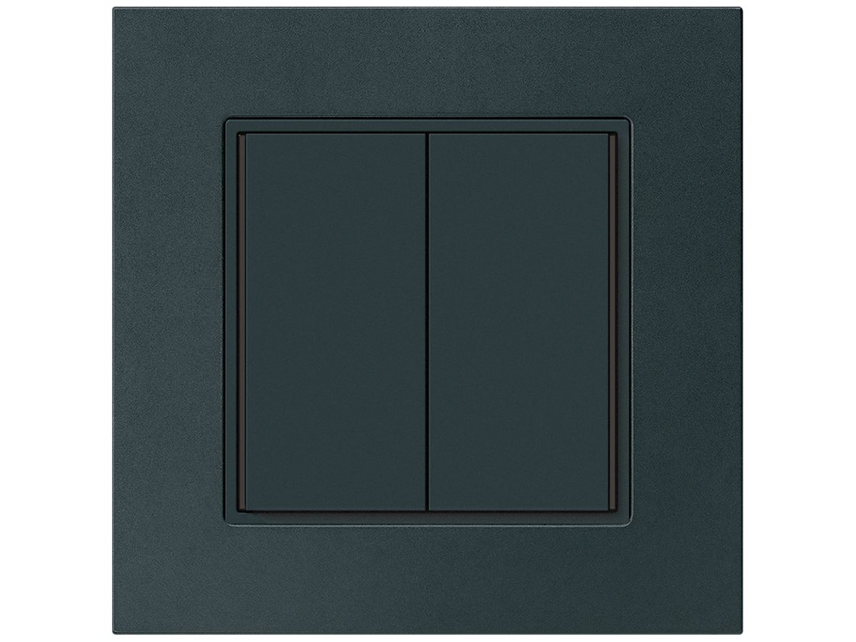 UP-Taster KNX KPR 2×Tasten 4×Betätigungspunkte LED schwarz