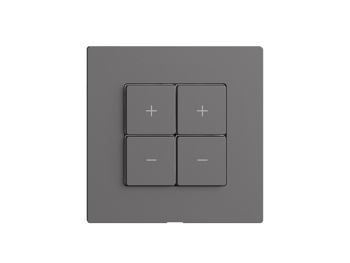 Bedienaufsatz zu Dimmer 2K/4T Edue Wiser dunkelgrau