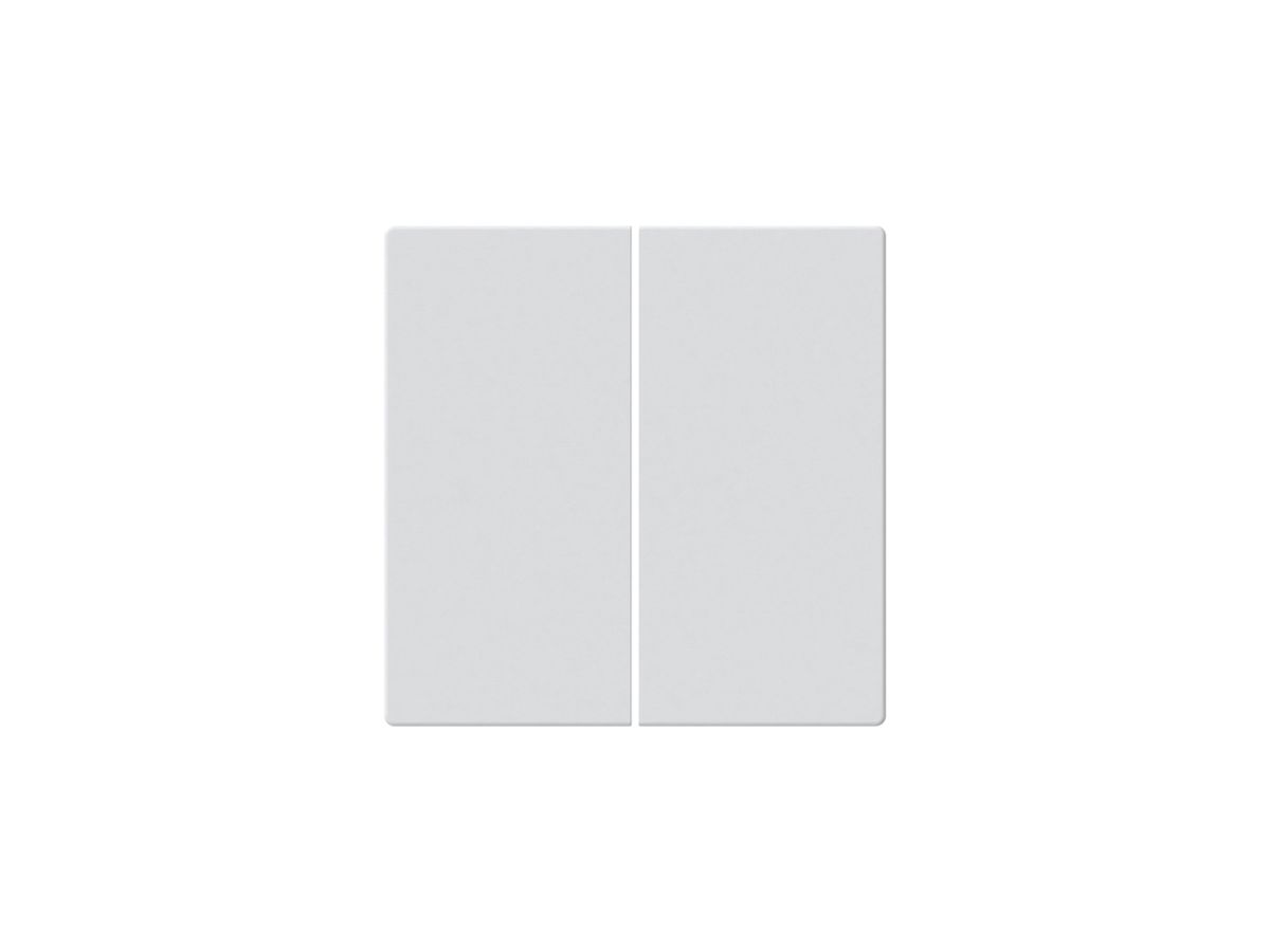 KNX-Tasterfront Hager BA basico Z 2-fach weiss 45×45mm