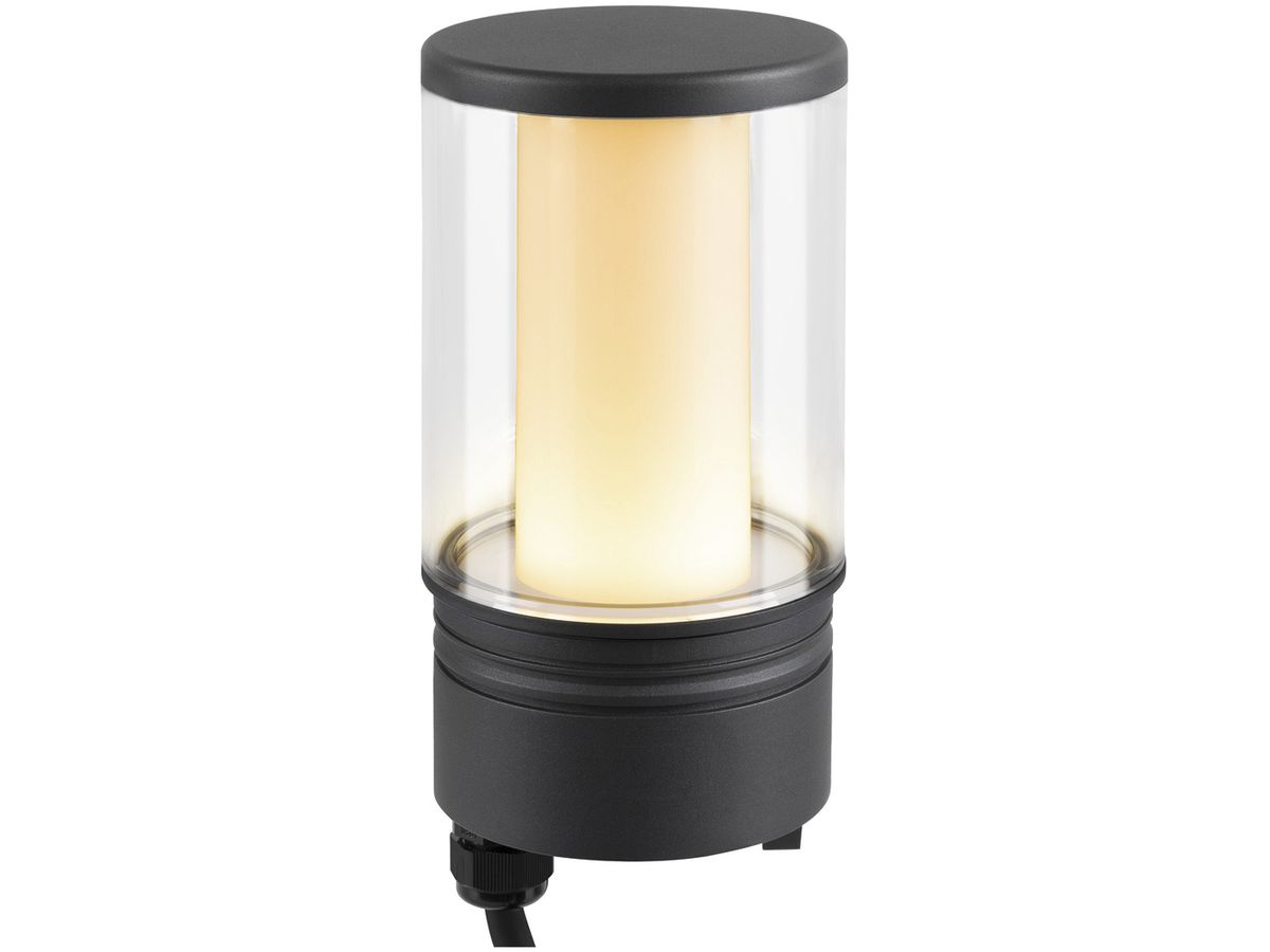 LED-Leuchtenkopf SLV M-POL M Clear DALI 19W 1150lm 927/930 IP65 Ø122.6mm anthr.