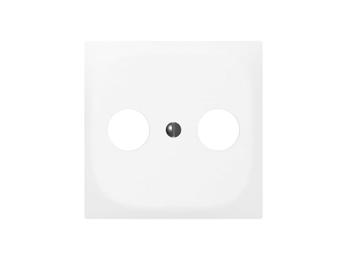 UP-Frontset SIDUS Z/E weiss TV-R-Sat-Daten Ø43mm