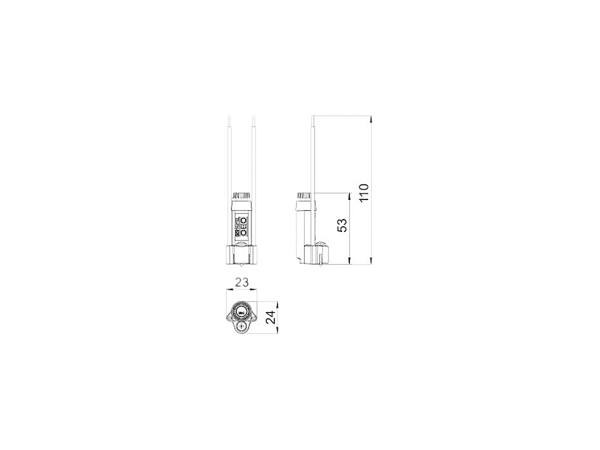 Sicherungshalter BET für FireBox T Ø5×20mm mit 2×2.5mm²