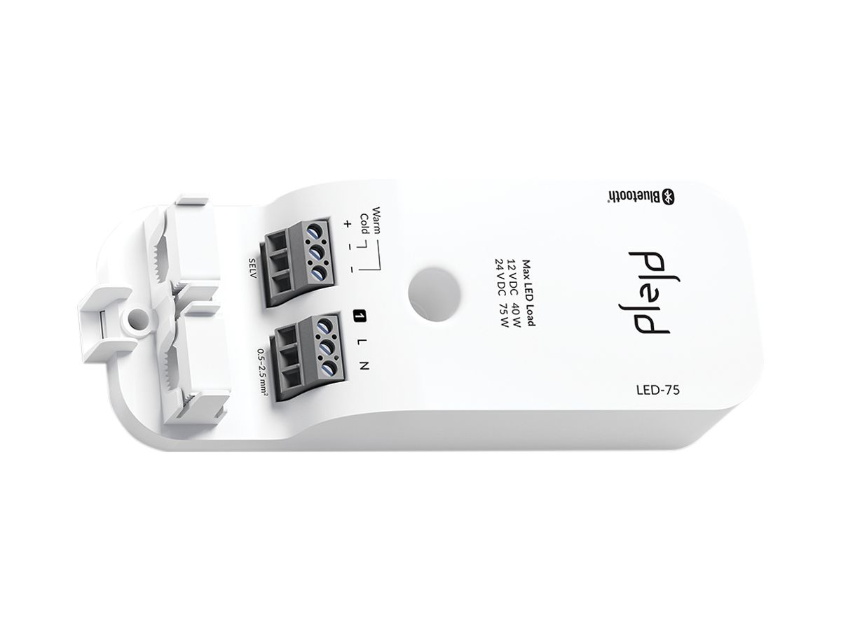 LED-Konverter Plejd LED-75, 75W, 12/24VDC, dimmbar Bluetooth
