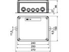 Kabelabzweigkasten Bettermann E30-E90 Doppelklemmen 240×190×95mm 5x16mm² or