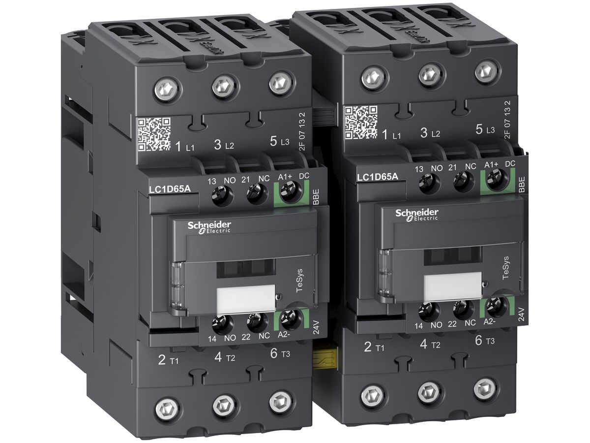 Wendeschütz Schneider Electric TeSys D 3L AC3 440V 65A 24VDC