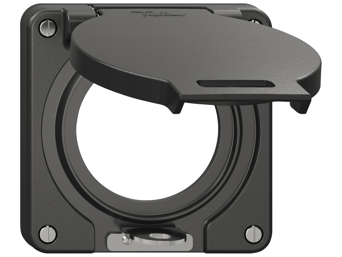 Deckel NEVO SNAPFIX® Ø53mm abschliessbar Steckdose sz IP21