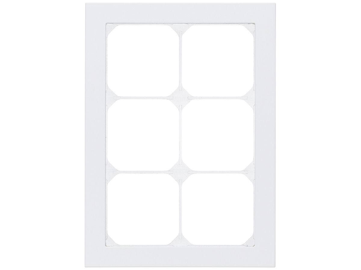 Abdeckrahmen KAL.art 3×2 214×154mm Al weiss