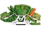 Schutzleiterklemme WAGO 10mm² 2L grün/gelb