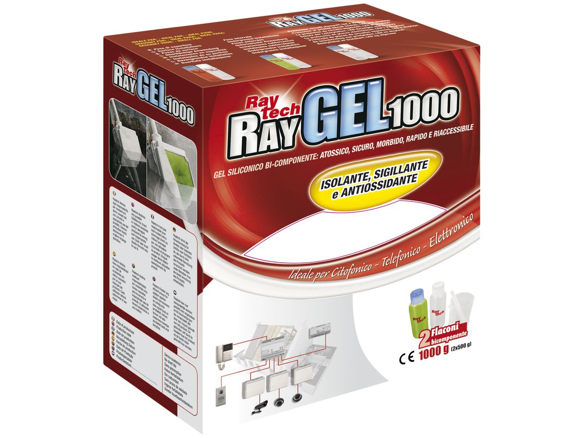 Isolierender Elastomer Raytech RAY GEL 1L rot