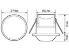 EB-Präsenzmelder ESYLUX BASIC EXPRESS PD 360° 08 IR 1C FM