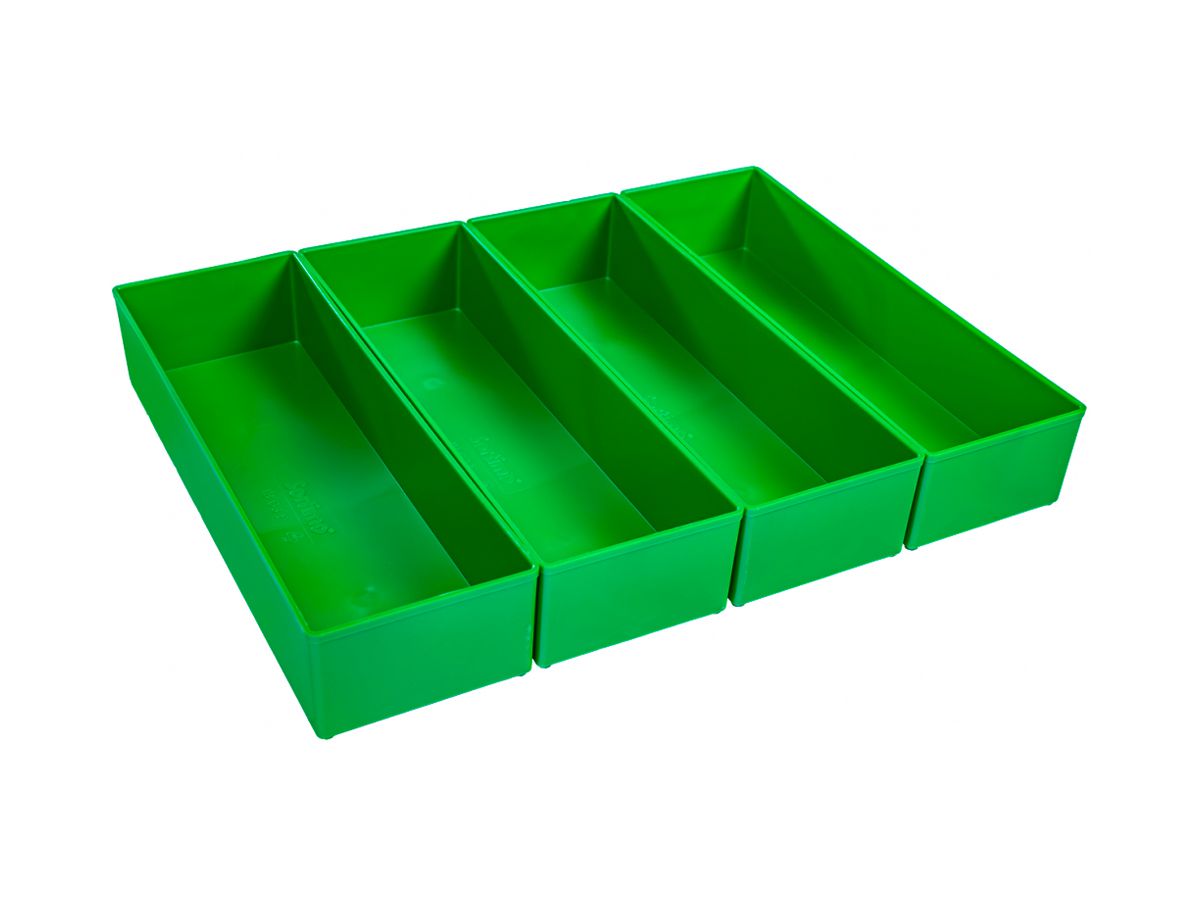 Sortiereinsatz BS Systems Insetbox G3 312×63×104mm Kunststoff grün