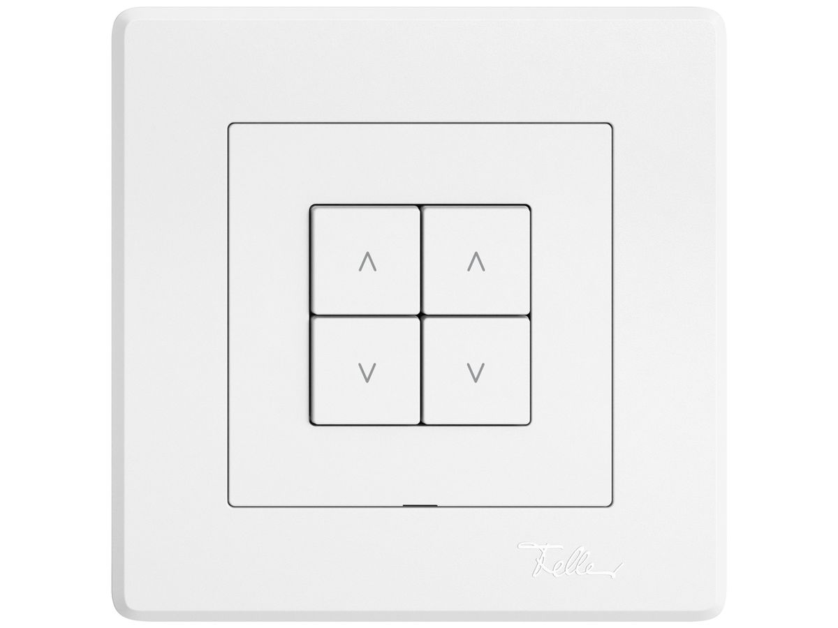 UP-Nebenstelle Storen EDIZIO.liv Wiser SNAPFIX® 2 Kanal 4 Tasten WLAN ws