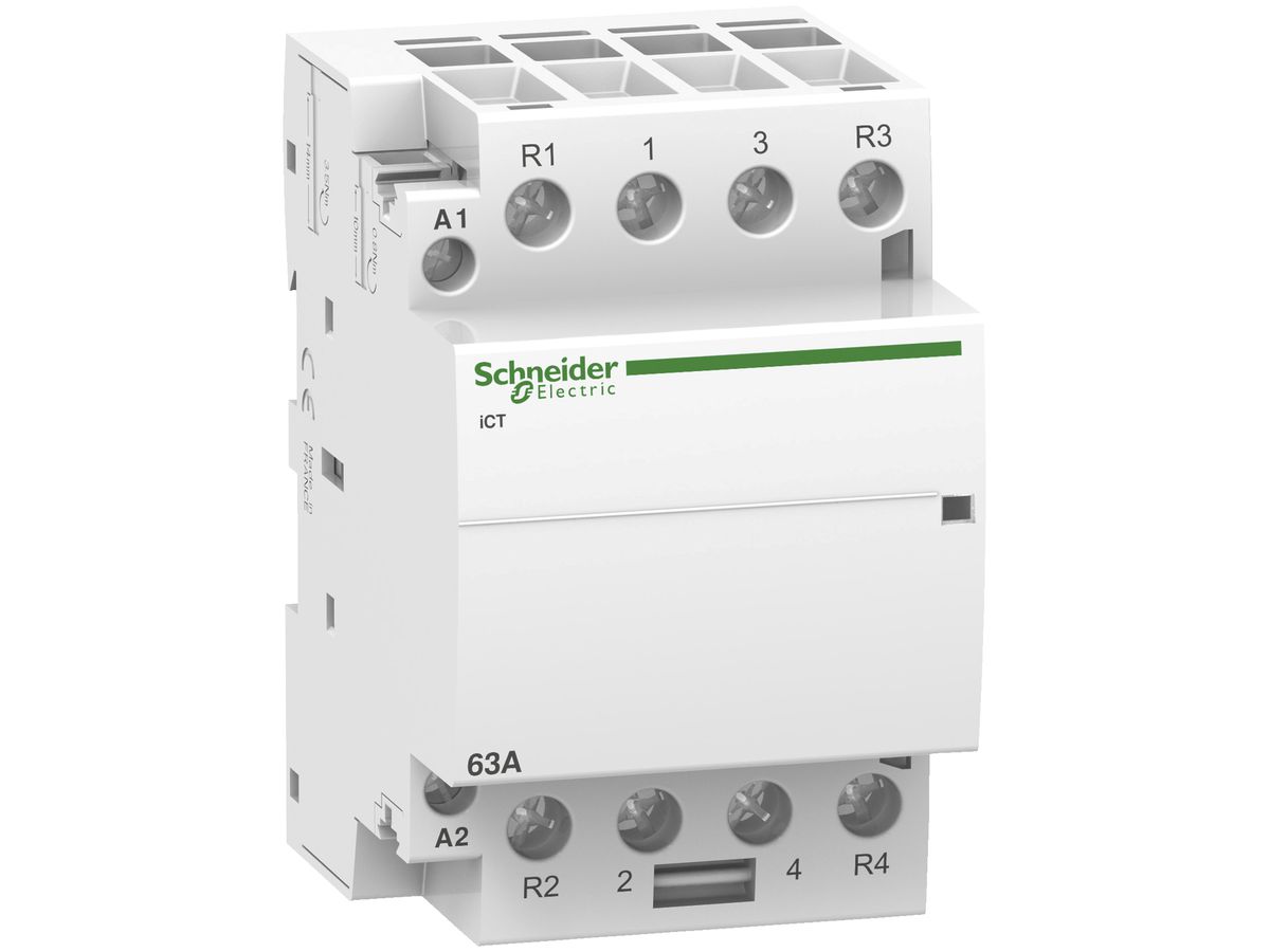 Installationsschütz Schneider Electric CT 3P 63A 220…240V AC 2S+2O