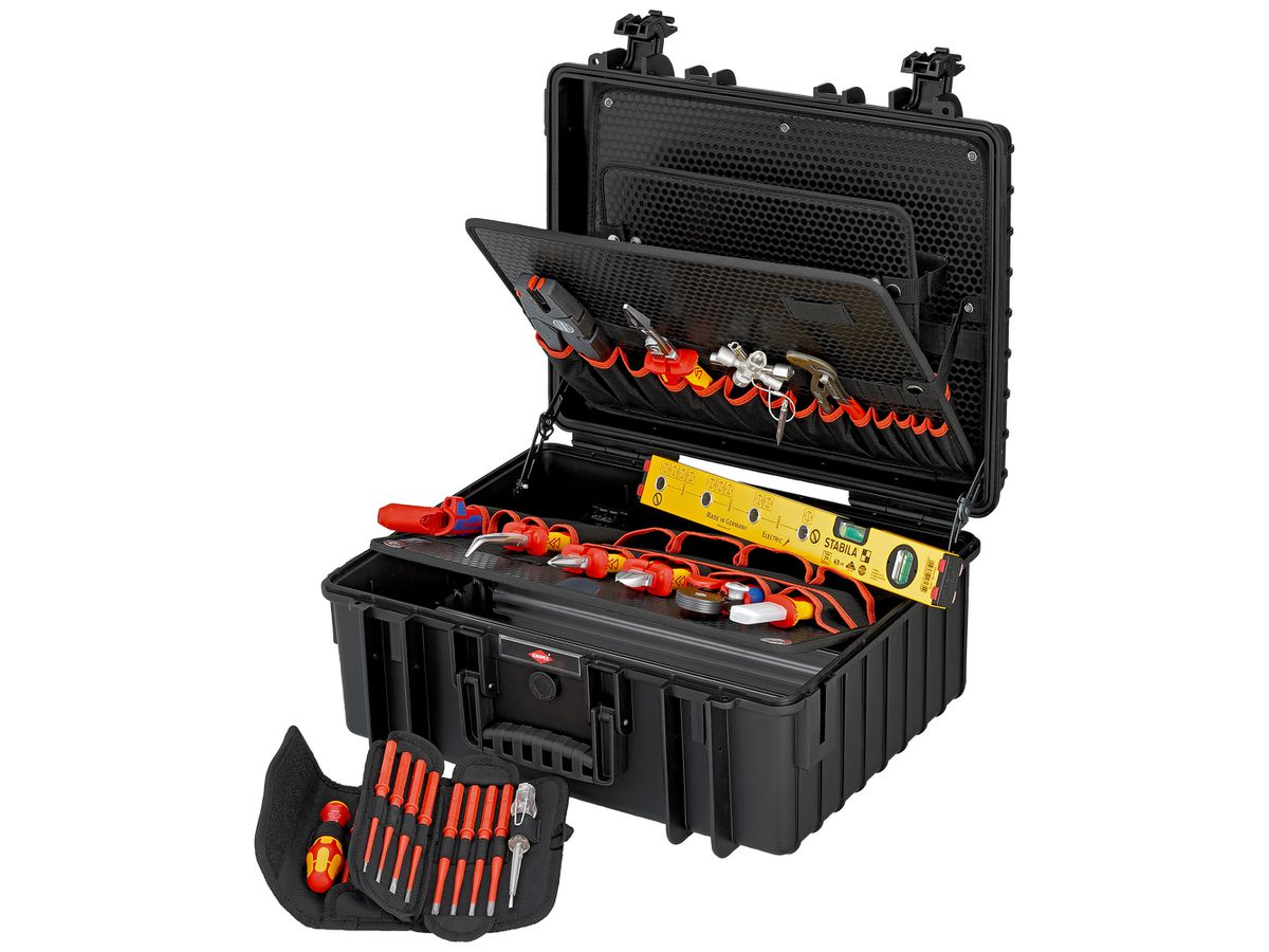 Werkzeugkoffer KNIPEX "Robust34" Elektro, 26-teilig
