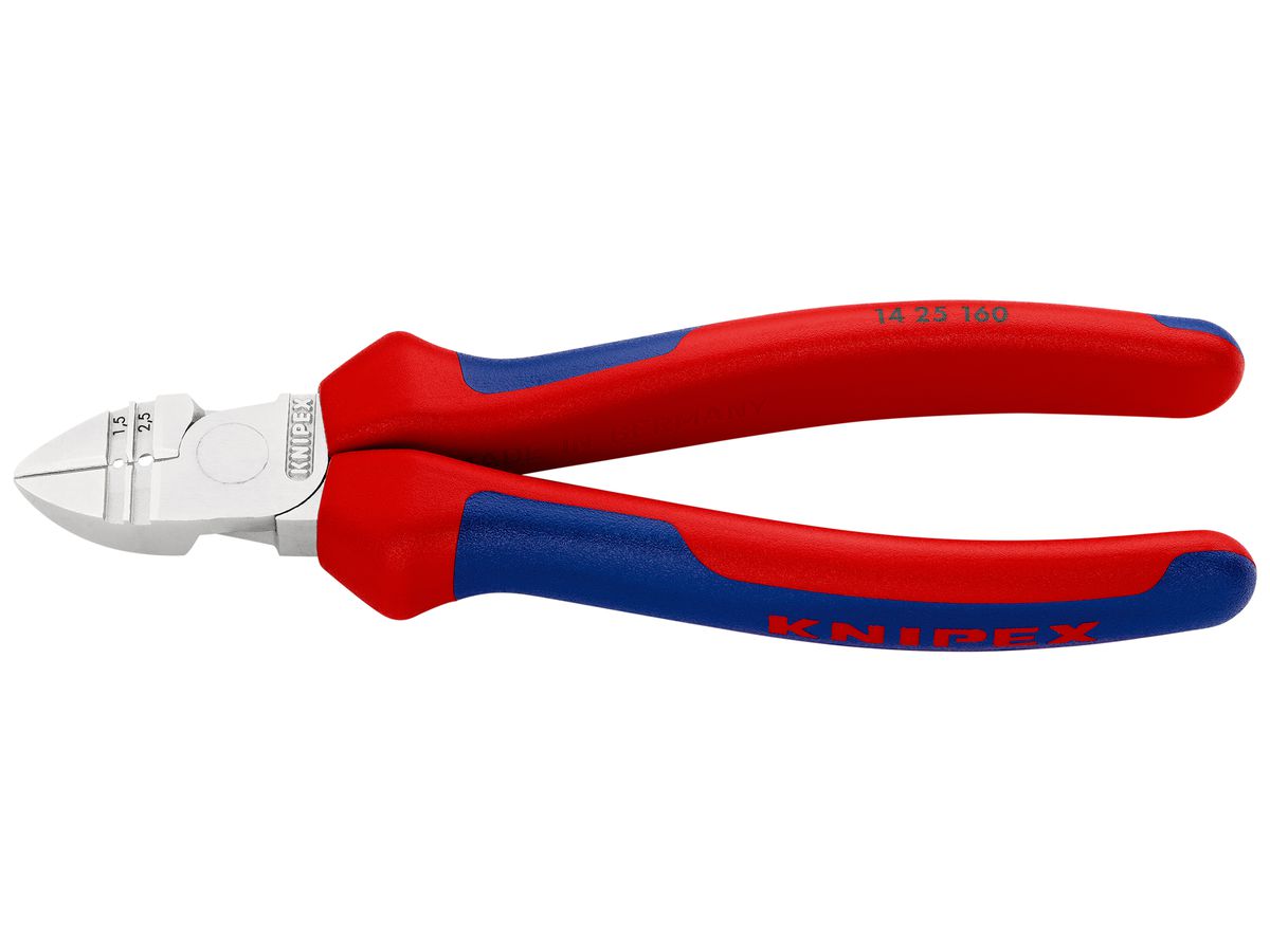Seitenschneider KNIPEX mit Abisolier-Funktion 160mm