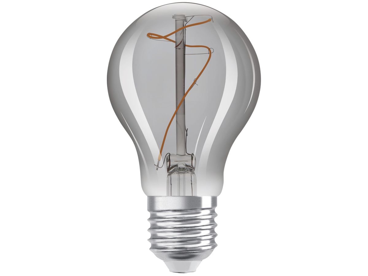 LED-Lampe LEDVANCE CLASSIC A E27 3.4W 100lm 1800K 105mm klar grau