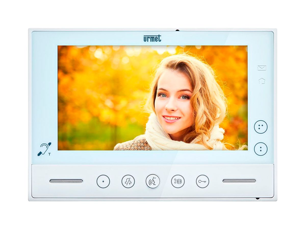 AP-Video-Hausstation Urmet Modo für 2VOICE, Touch-Display 7", 202×142×23mm