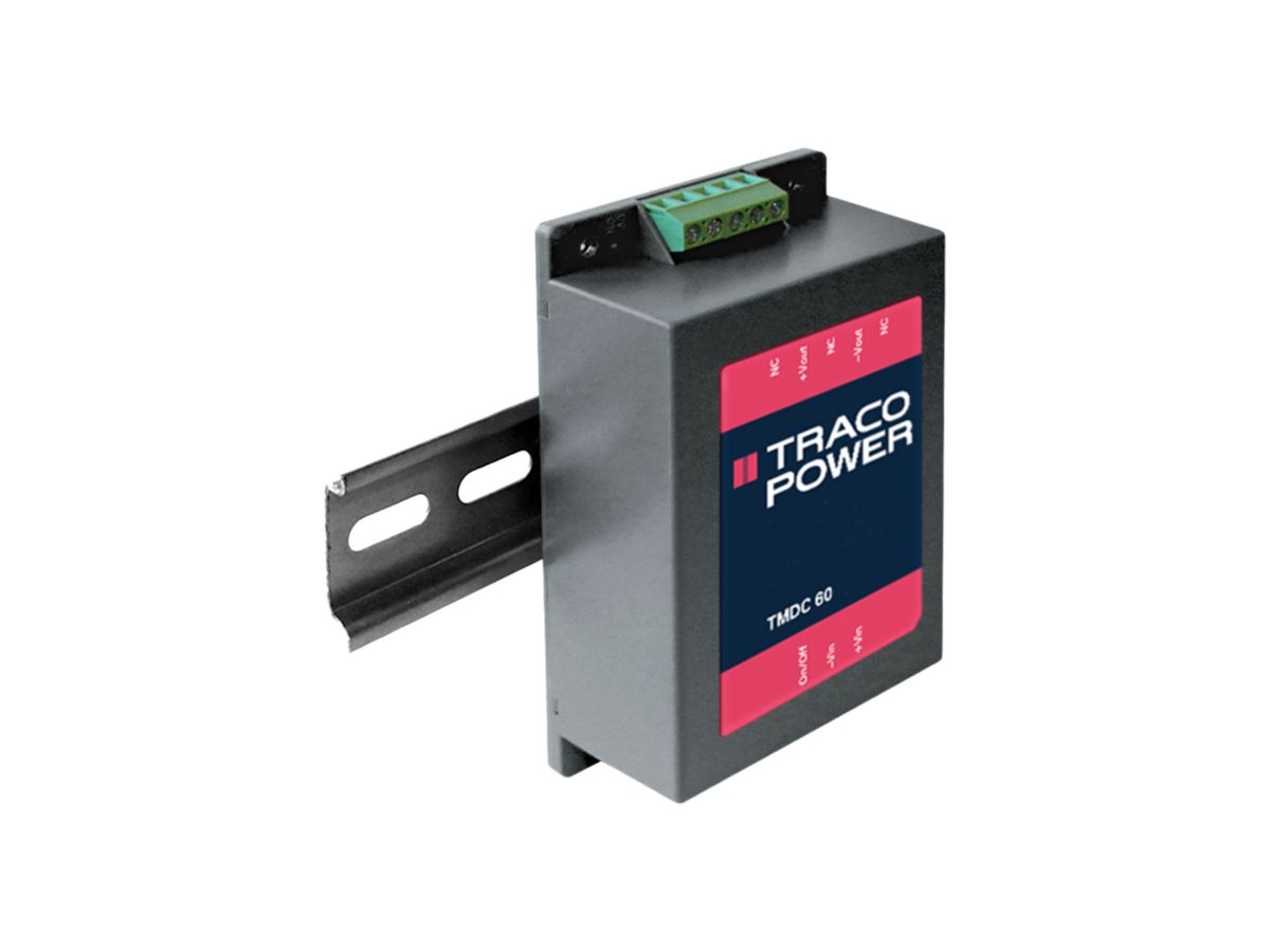 DC/DC-Wandler Traco TMDC 60-4812, 60W 5A 12VDC 67.8×112×38mm