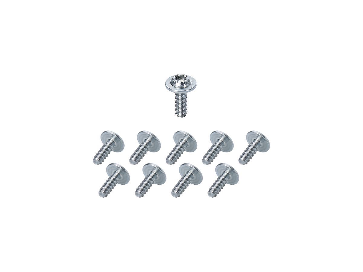 Befestigungsschraube Hensel DK BZ 10 T15×10mm mit Scheibe Ø9mm