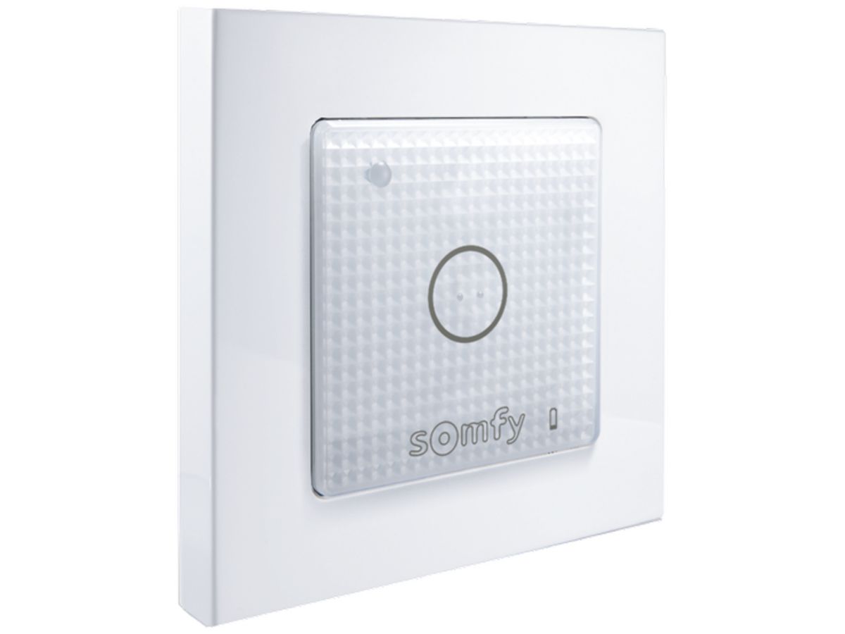 AP-RF-Wandsender Somfy Smoove Lighting io, batteriebetrieben, weiss