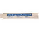 Doppelmeter Kunststoff 2m ws - ELGH Logo