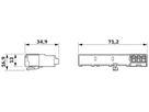 Fernmeldemodul PX SPP-R-4 AC Wechsler auf Basiselement