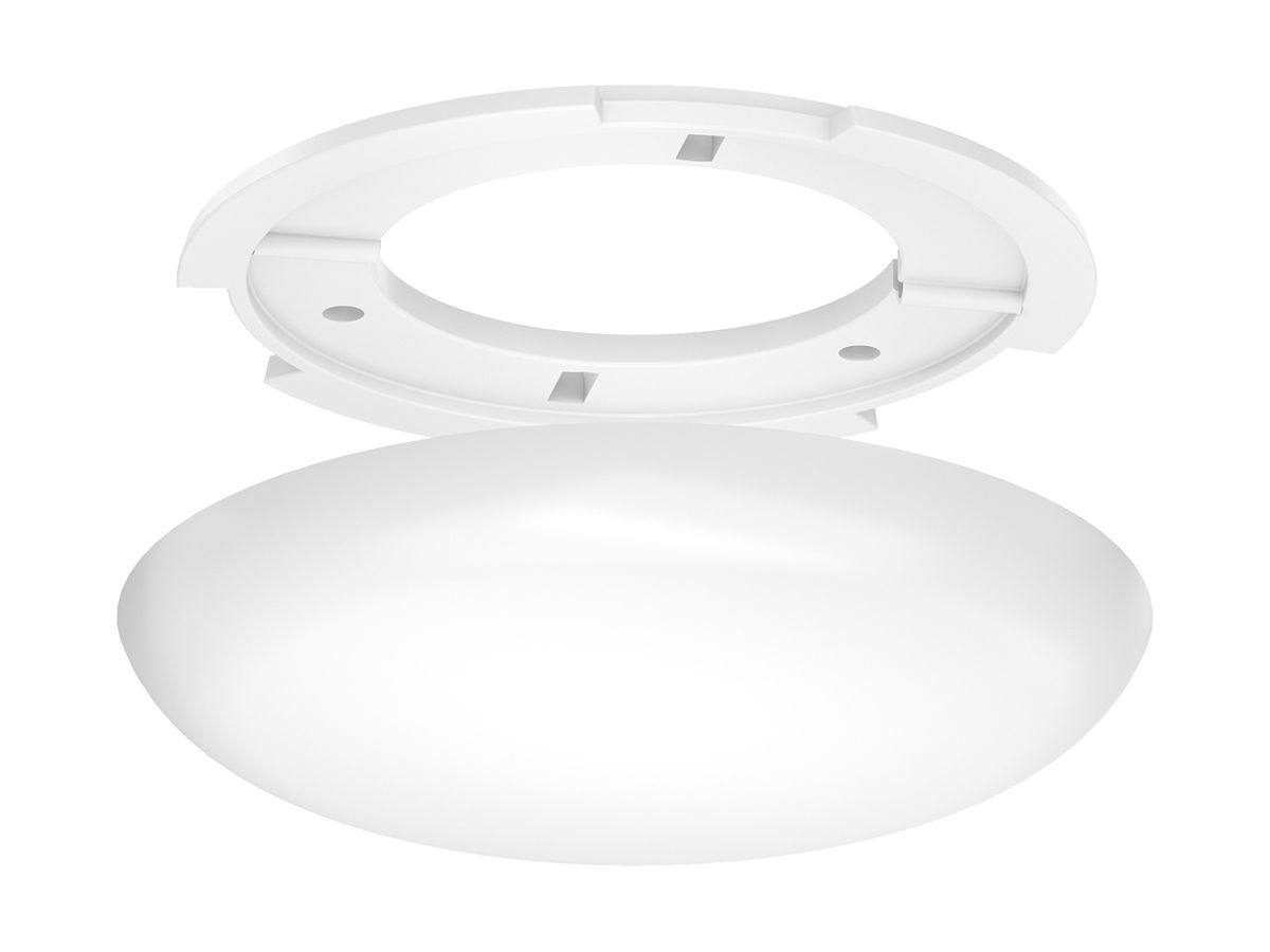 Deckenrosette AGRO Ø100×15mm 2-teilig weiss