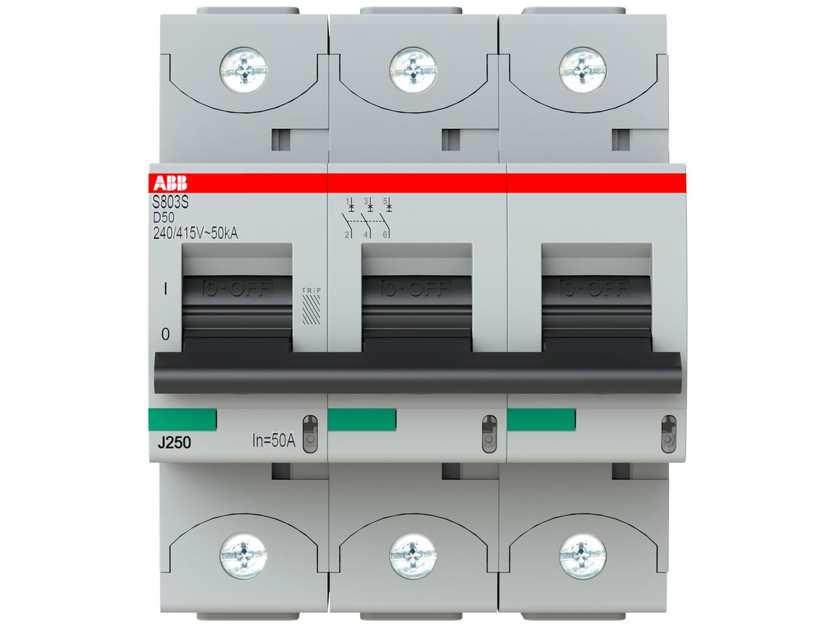 Leitungsschutzschalter ABB S803S-D 50A 50kA