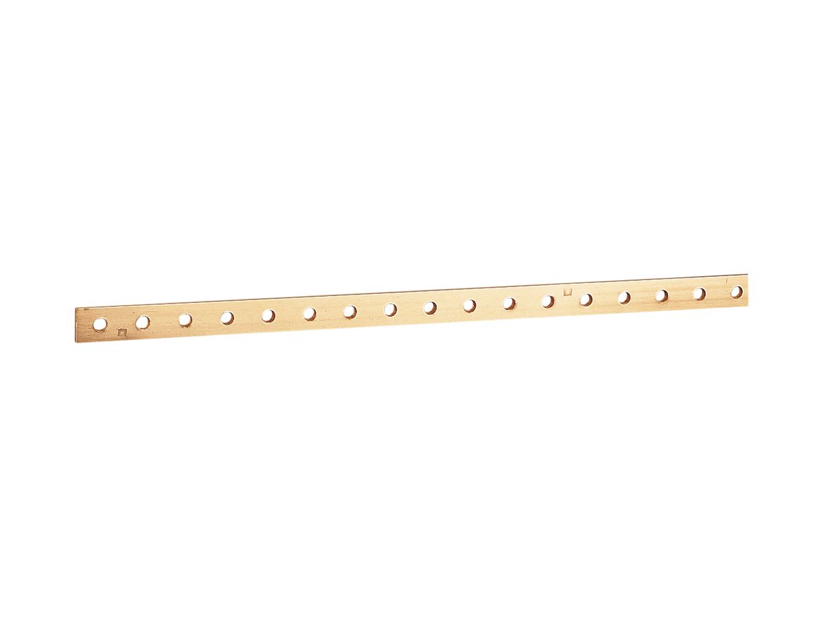 Cu-Schiene Legrand 18×4×990mm gelocht M6