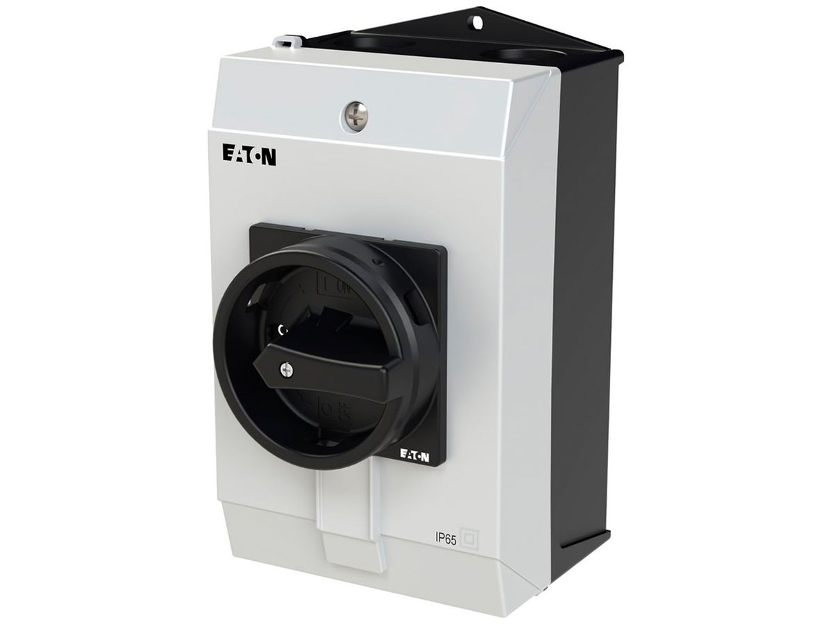 AP-Lasttrennschalter Eaton P1-25/I2 3P 25A 690V 1NC 1NO IP65 schwarz