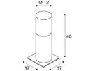 Standleuchte SLV LISENNE POLE 40, E27 IP54 grau