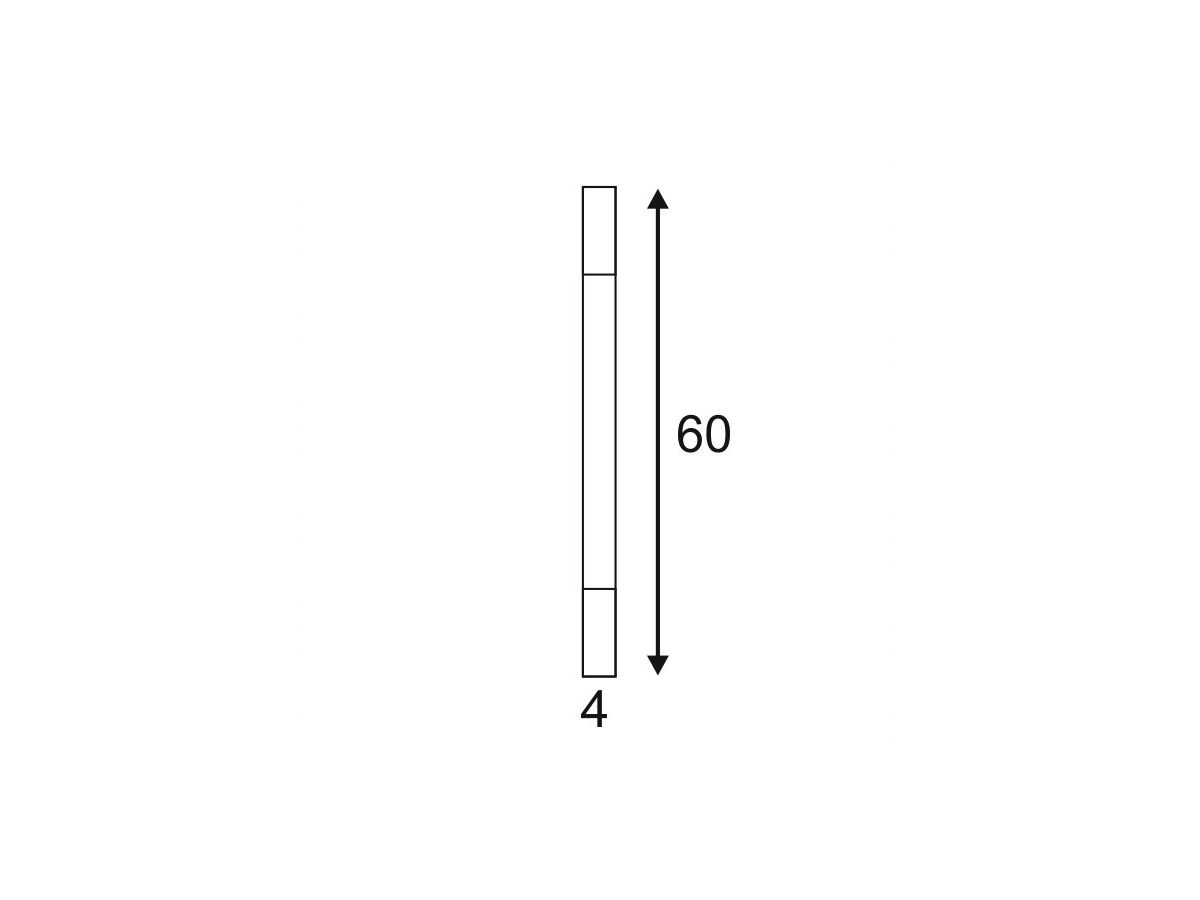 LED-Wandleuchte SLV TRUKKO, 9,2W 750lm 3000K 600mm IP44 chrom