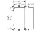 AP-Abzweigdose Hensel FK 6505 E30/90 5 polig 16…50mm² orange