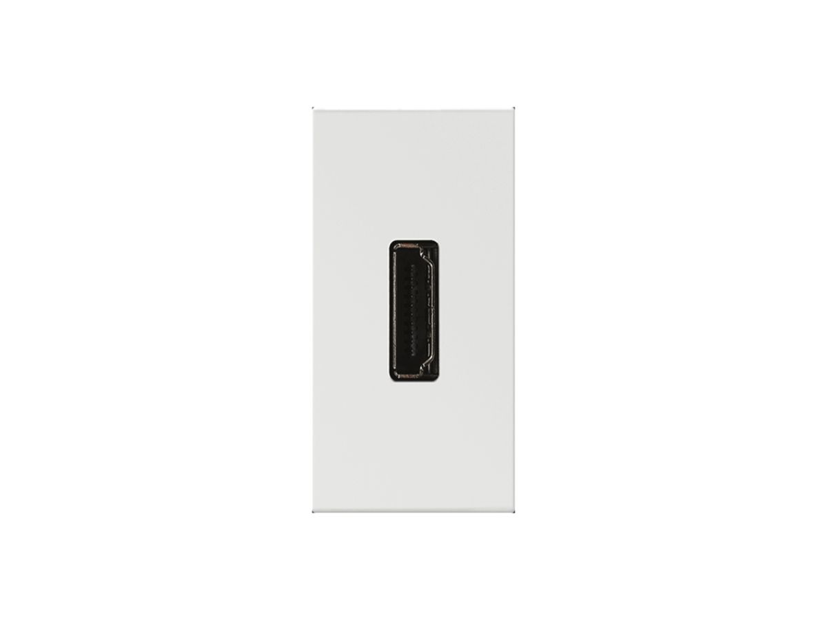 EB-Dose HDMI Typ A MOS weiss 1 Modul