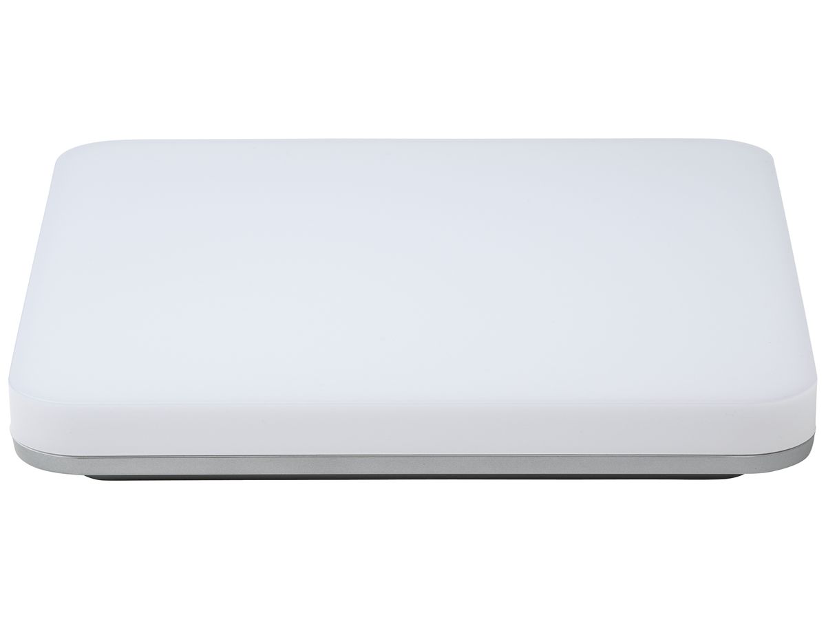 LED-Anbauleuchte Sir Heian SLICE4 38W 4200lm 830/840 DALI 400×400 silber