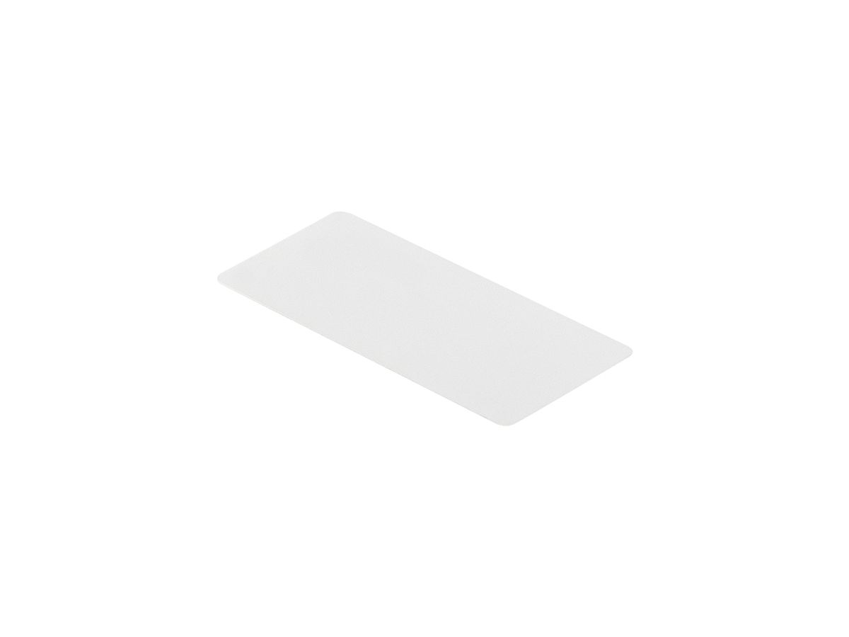 Beschriftungsschild-Abdeckung WAGO 210-843, 27×12.5mm, transparent