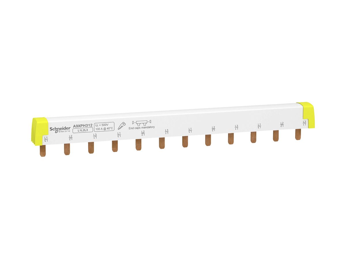 Kammschiene Schneider Electric iC60 3L 12 TE 18mm