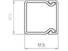 Installationskanal Bettermann WDK 17.4×17.4×2000mm reinweiss