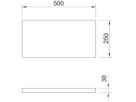 Kalziumsilikatplatte BET KSI-P2 500×250×30mm