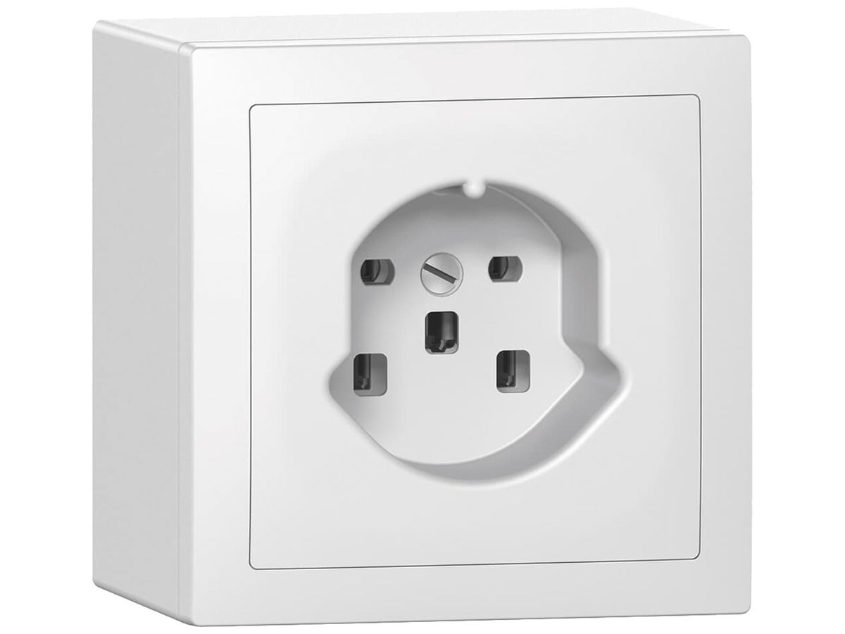 AP-Steckdose SIDUS T25 weiss