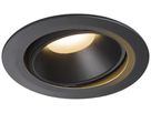 LED-Downlight SLV NUMINOS MOVE XL 37.4W 3300lm 2700K 40° DIM Ø190×118mm sz/sz
