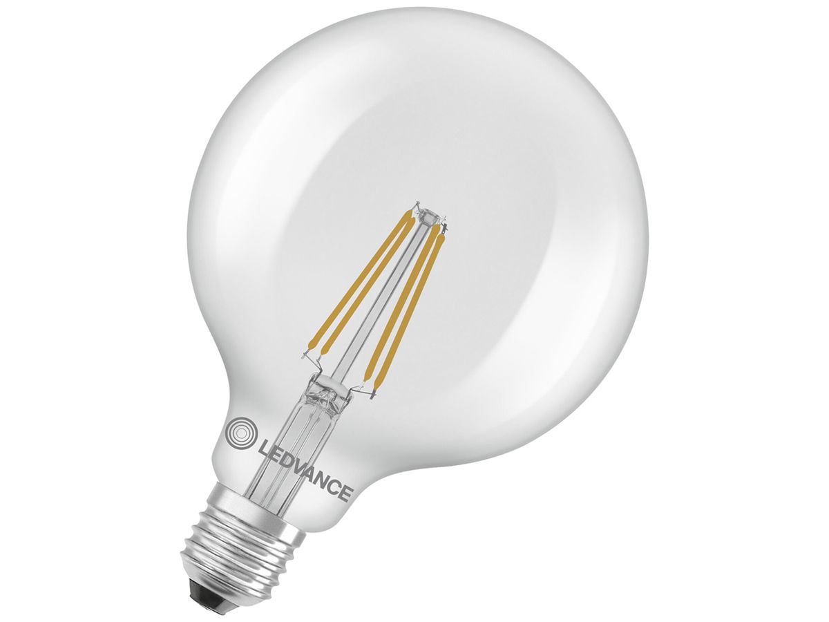 LED-Lampe LEDVANCE CLASSIC GLOBE E27 5.9W 806lm 827 R39 klar Ø125×168mm