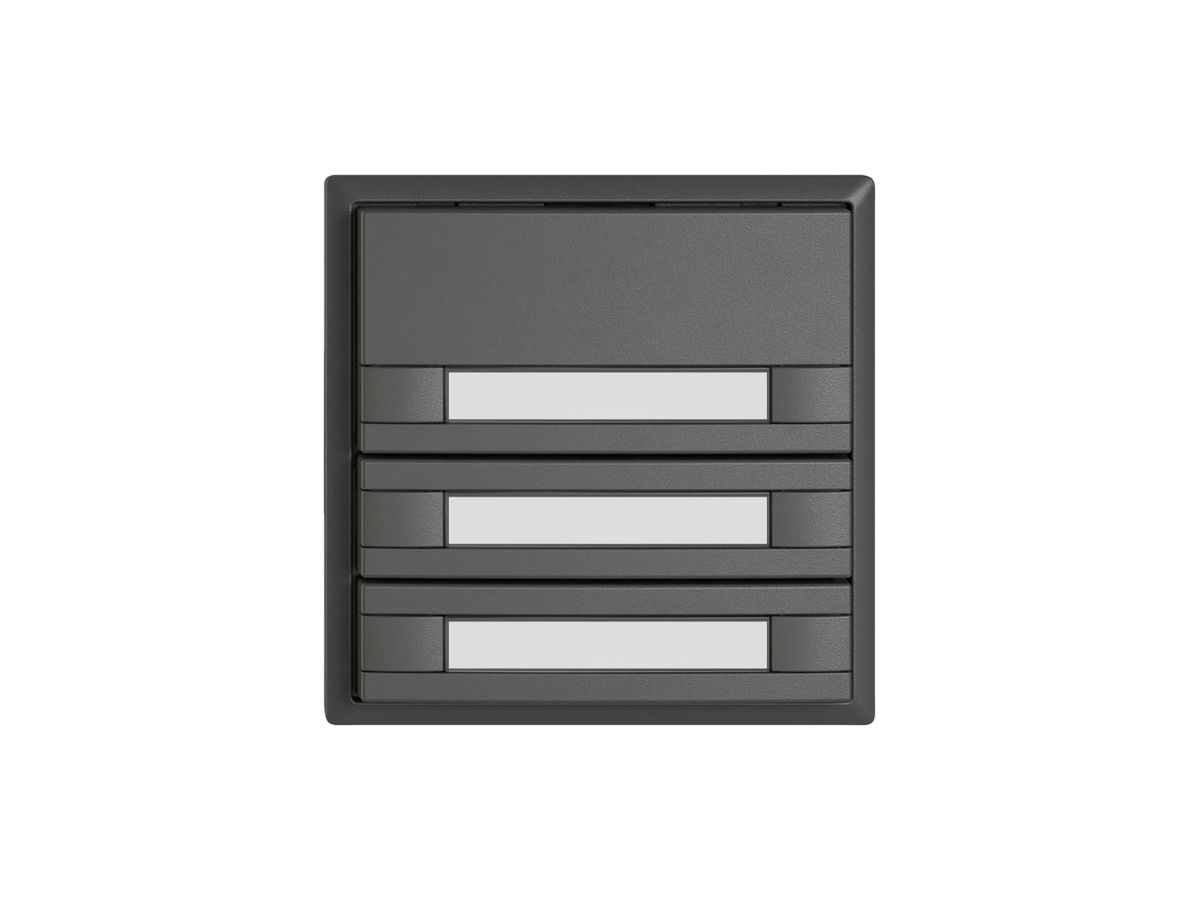 KNX-Taster RGB EDIZIO.liv SNAPFIX® Temperaturfüh.o.LED Pap.6×T 1-Tbed.dgu