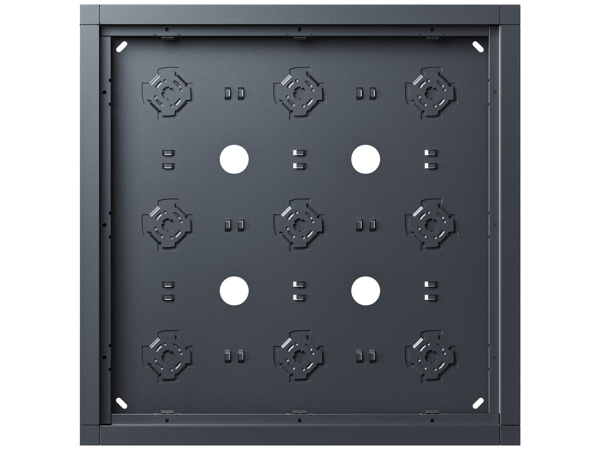 AP-Gehäuse Siedle 9× 332×332×36.5mm anthrazit